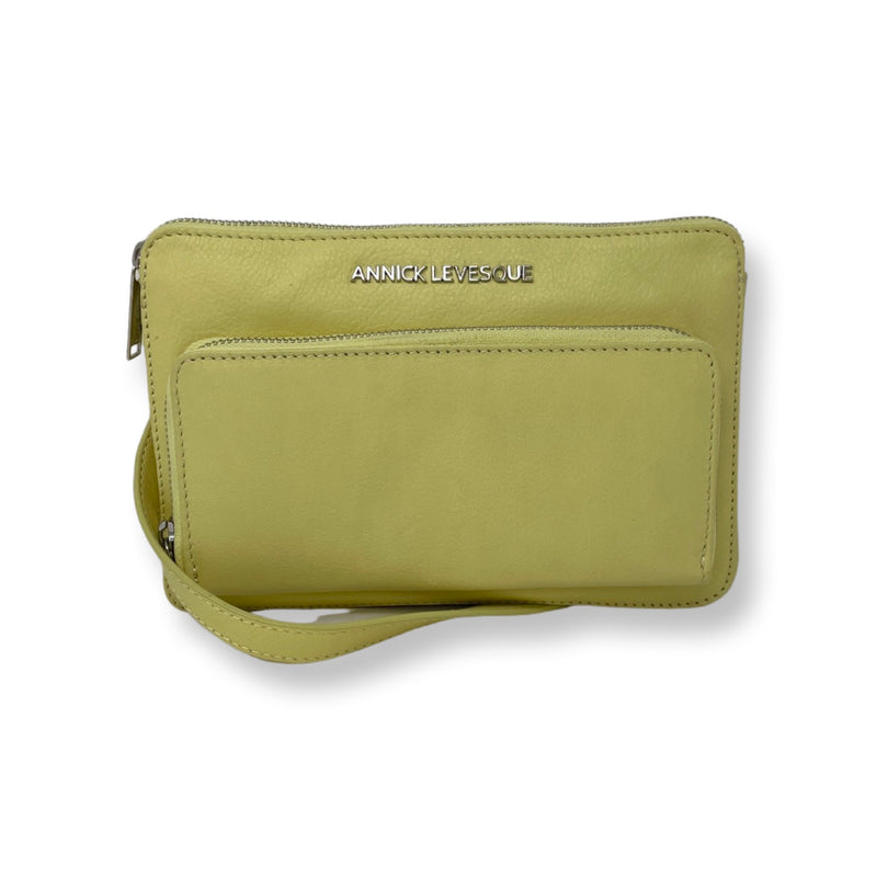 Small Leather Wallet-bag Light Yellow, Carmen