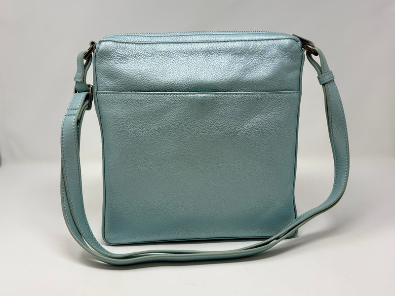 Sac à main de style sac à bandoulière "Crossbody", Sacoche Gisele petit bleu céleste