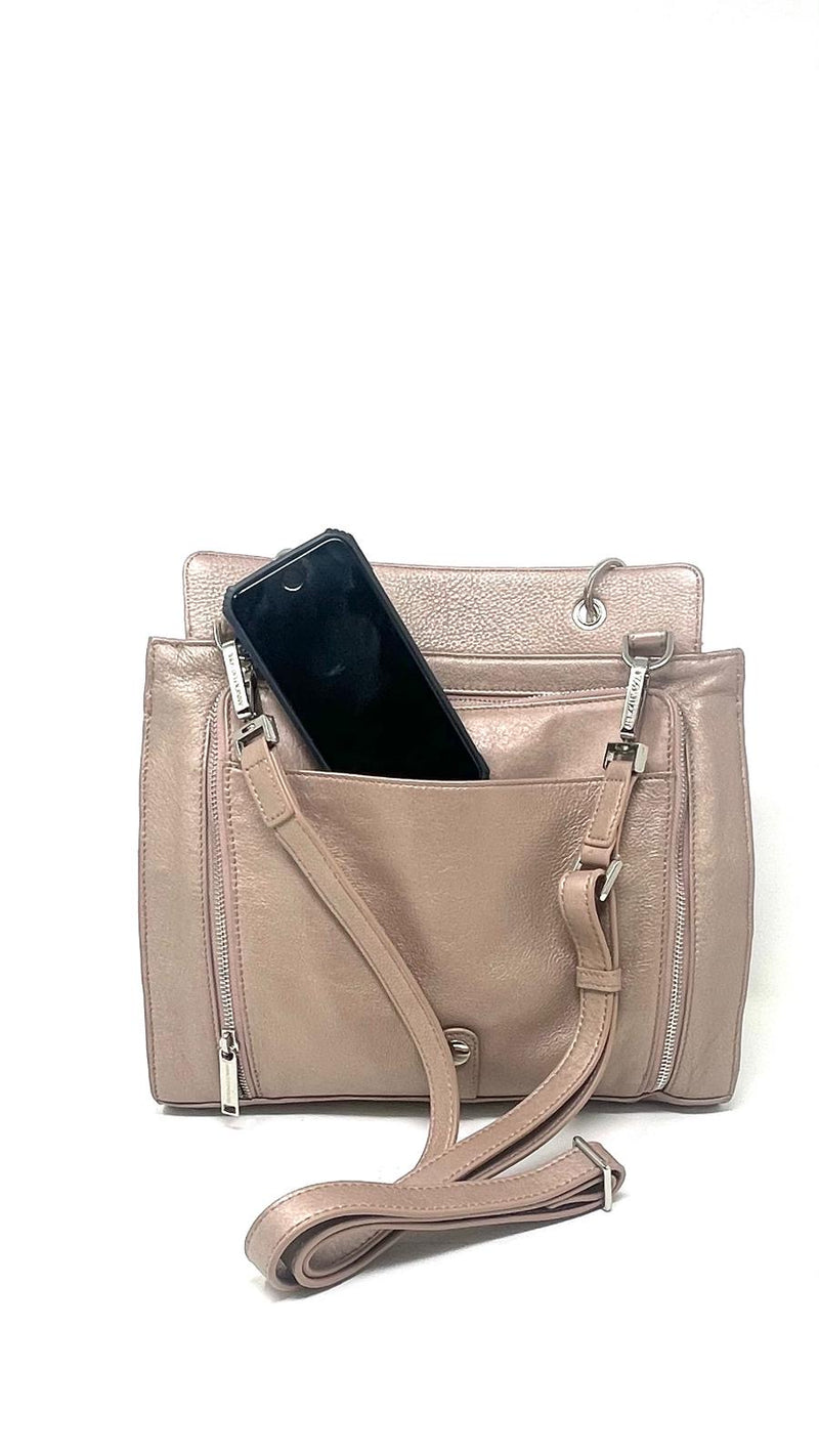 Leather Handbag Chloé, Mother of Pearl