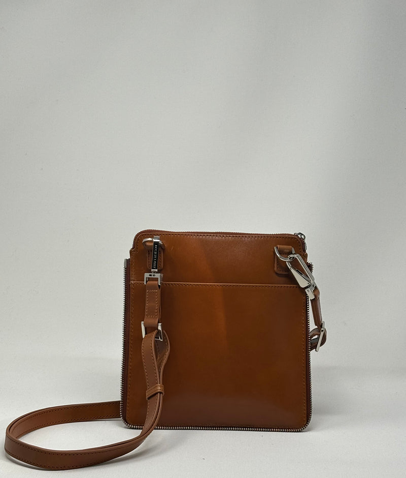 Genuine Leather Backpack Alice, Cognac