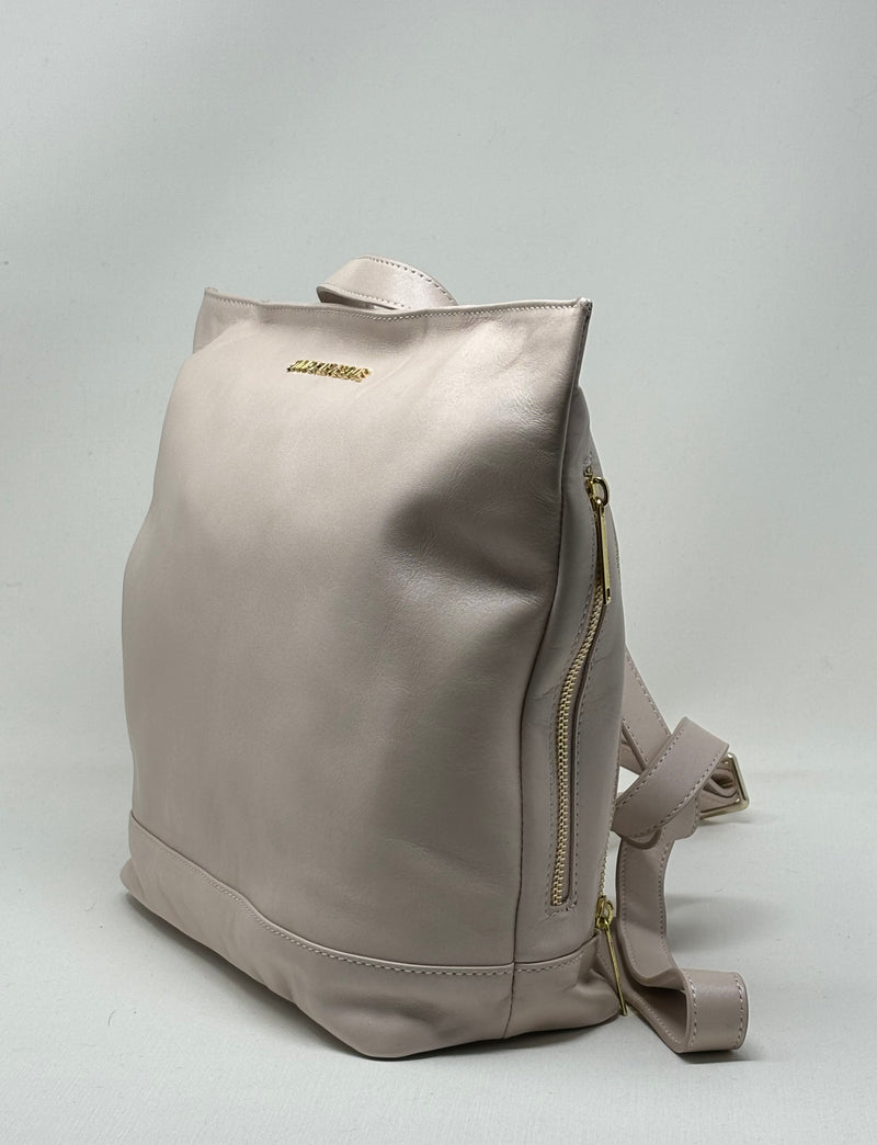 Leather Backpack Lore, Pink Blush