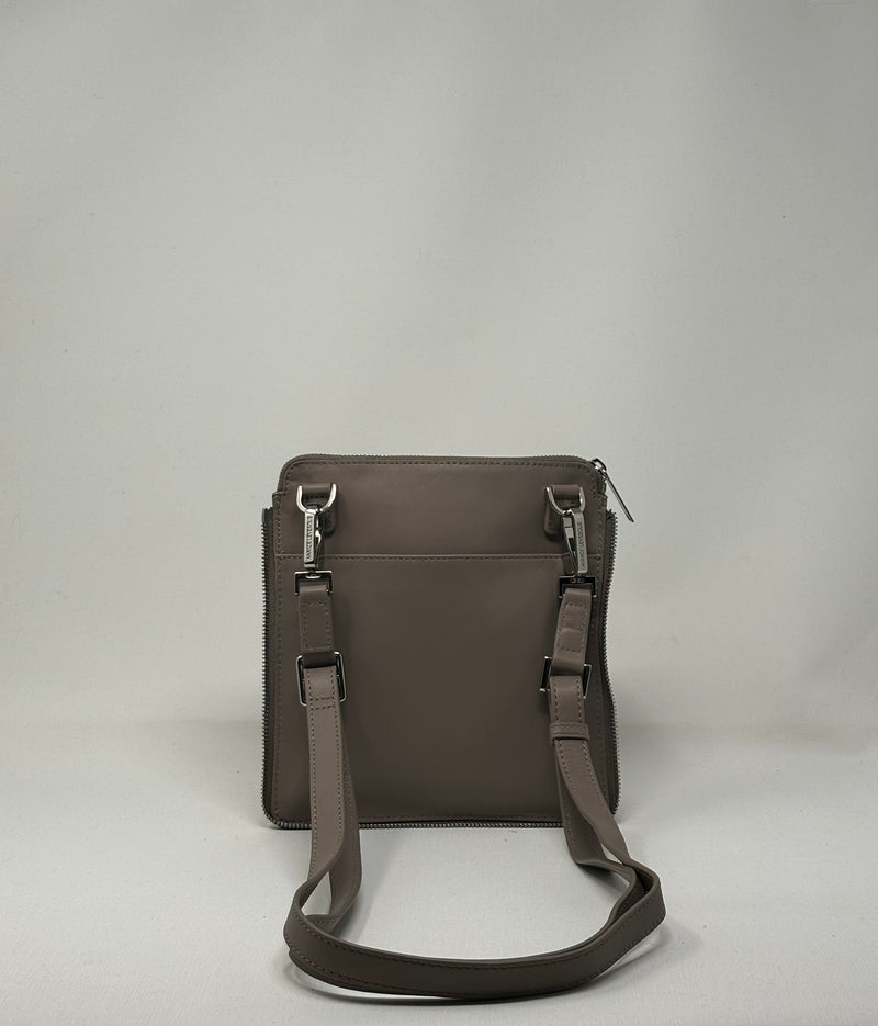 Leather Backpack Alice, Taupe