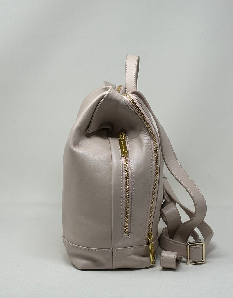 Leather Backpack Lore, Pink Blush