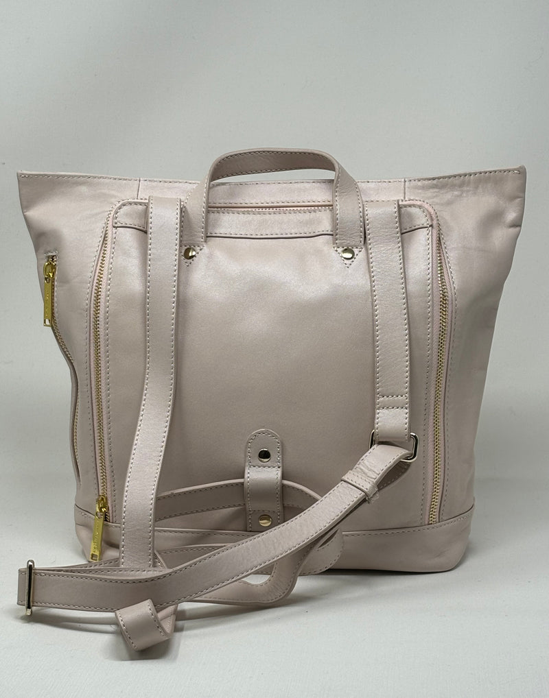 Leather Backpack Lore, Pink Blush