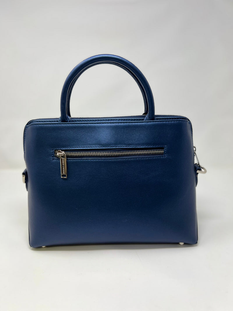 Beige Leather Handbag, Miranda