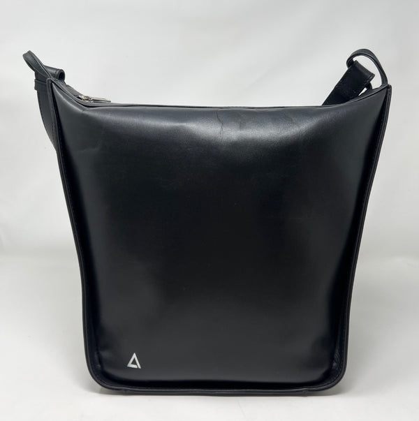 sac à main souple en bandoulière, Noir, Julie