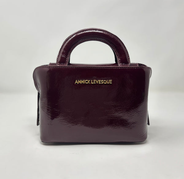 Leather Green Handbag 2 in, Clarence Medium