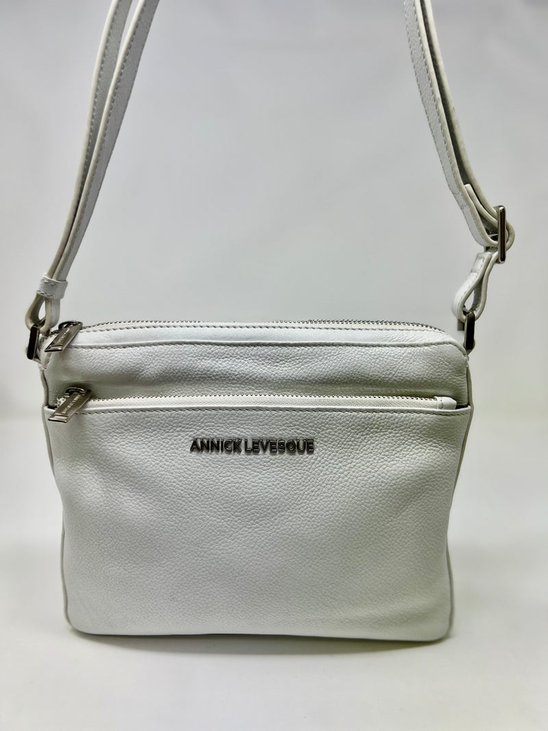 Sac à main de style sac à bandoulière "Crossbody", Sacoche Gisele petit Blanc