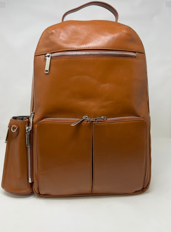 Leather Green Handbag 2 in, Clarence Medium