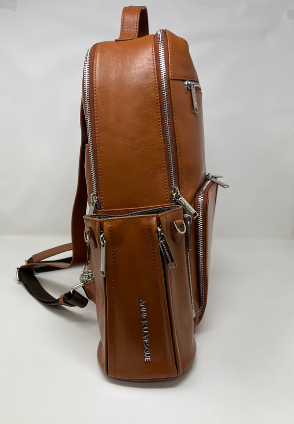 Leather Green Handbag 2 in, Clarence Medium
